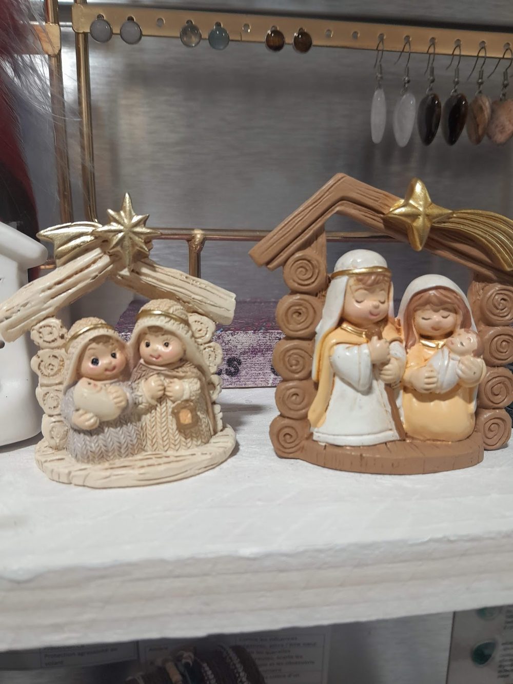 Petites crèches en céramique